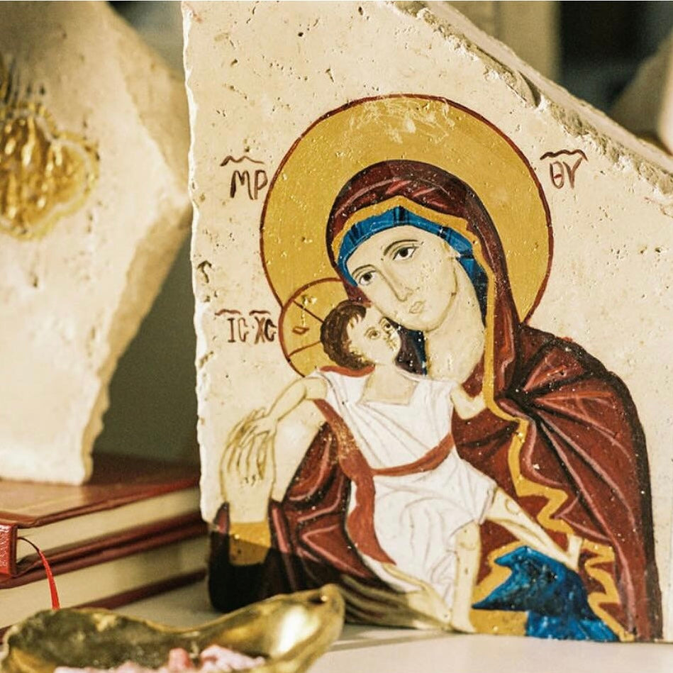 Virgin Mary and Jesus Icon