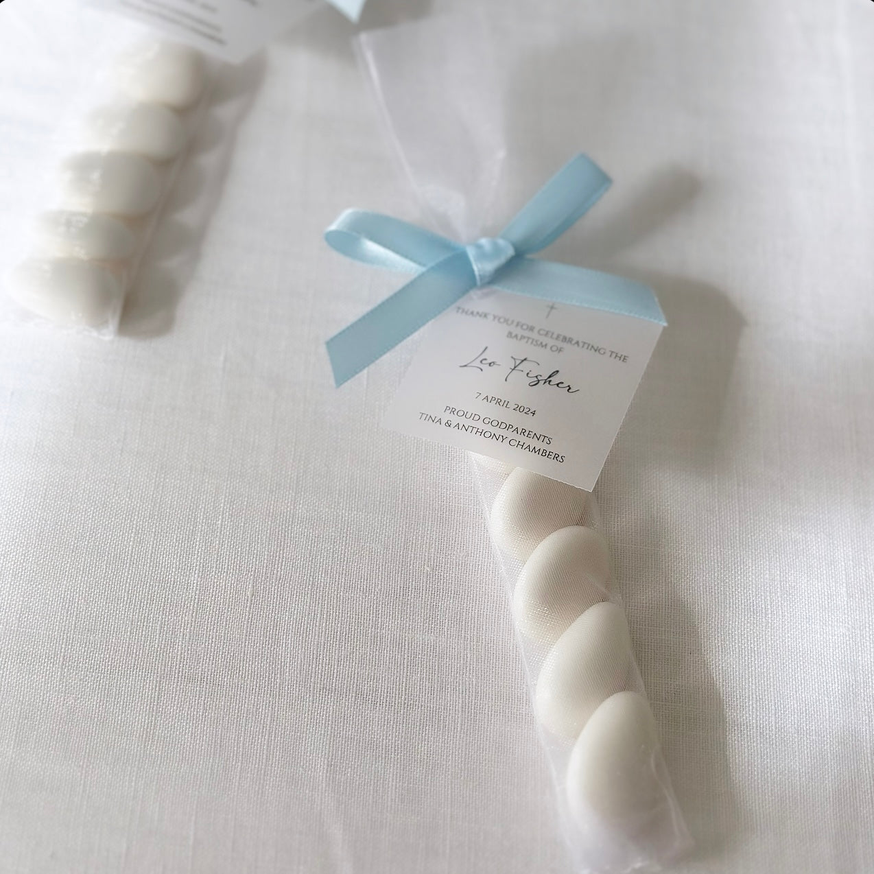 Slimline organza bomboniere
